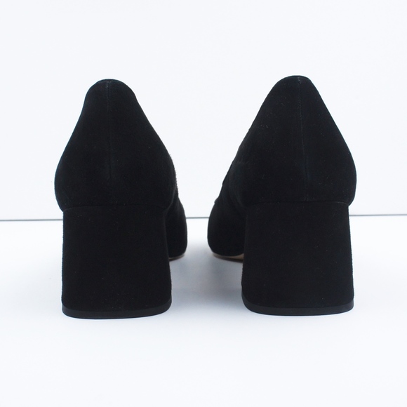 New JCREW Block-heel Pumps in Black Suede - Picture 3 of 3